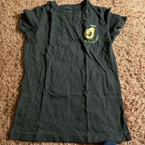 Aeropostale Kids Charcoal Tee with Avocado Graphic